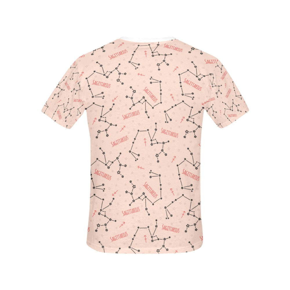 Sagittarius Star Print Design LKS302 Women's  T-shirt