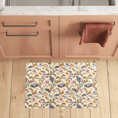 Butterfly Pattern Print Design 04 Kitchen Mat