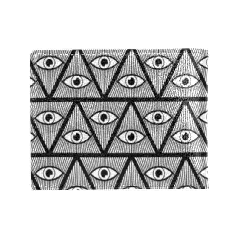 Third Eye Pattern Print Design LKS304 Men's ID Card Wallet