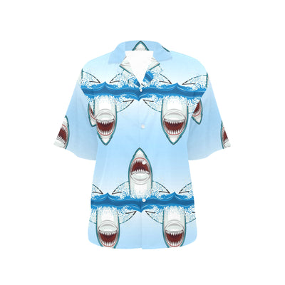 Shark Bite Women's Hawaiian Shirt