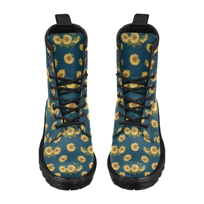 Sunflower Print Design LKS305 Women's Boots