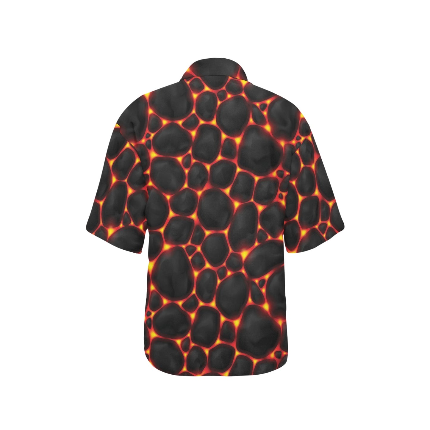 Lava Pattern Print Design 01 Women's Hawaiian Shirt