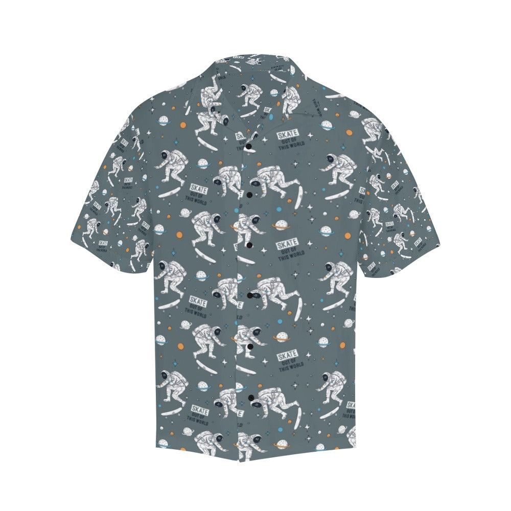 Skateboard Print Design LKS306 Men's Hawaiian Shirt