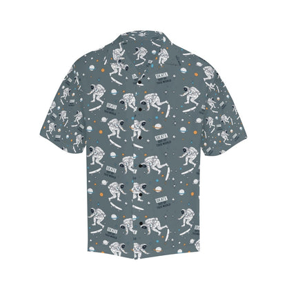 Skateboard Print Design LKS306 Men's Hawaiian Shirt