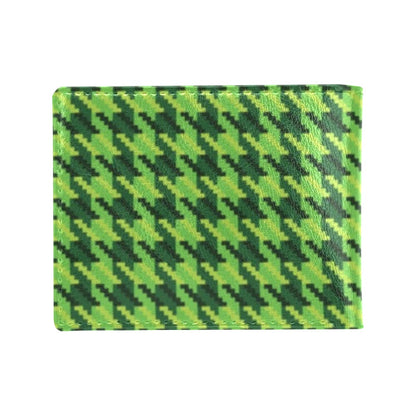 St Patricks Day Houndstooth Pattern Print LKS301 Men's ID Card Wallet