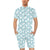 Alpaca Pattern Print Design 02 Men's Romper