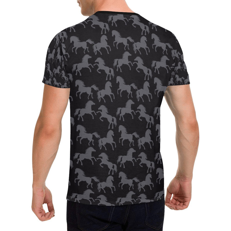 Horse Print Design LKS305 Men's All Over Print T-shirt