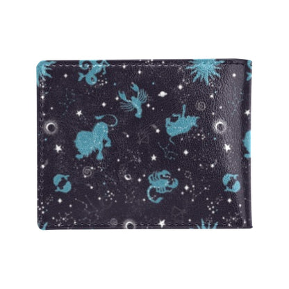 Zodiac Print Design LKS303 Men's ID Card Wallet