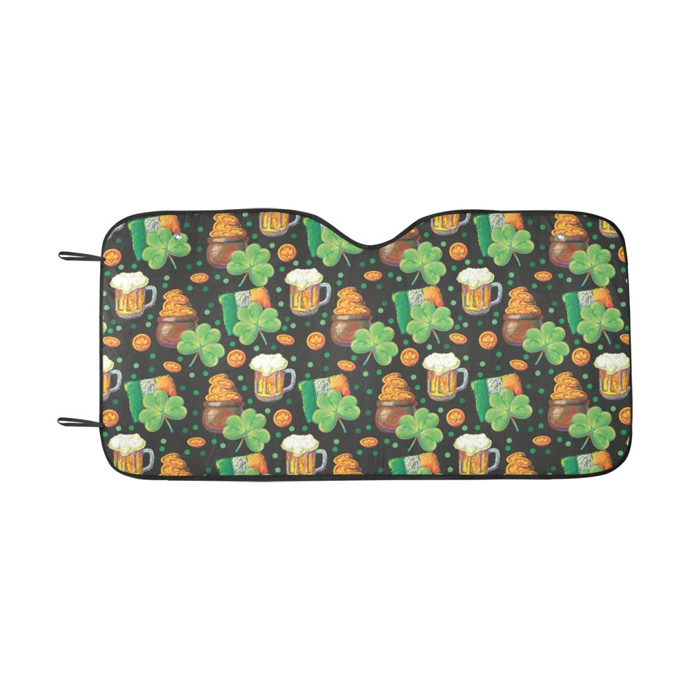 St Patricks Day Print Design LKS303 Car front Windshield Sun Shade