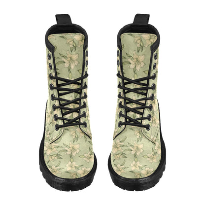 Lily Pattern Print Design LY06 Women's Boots