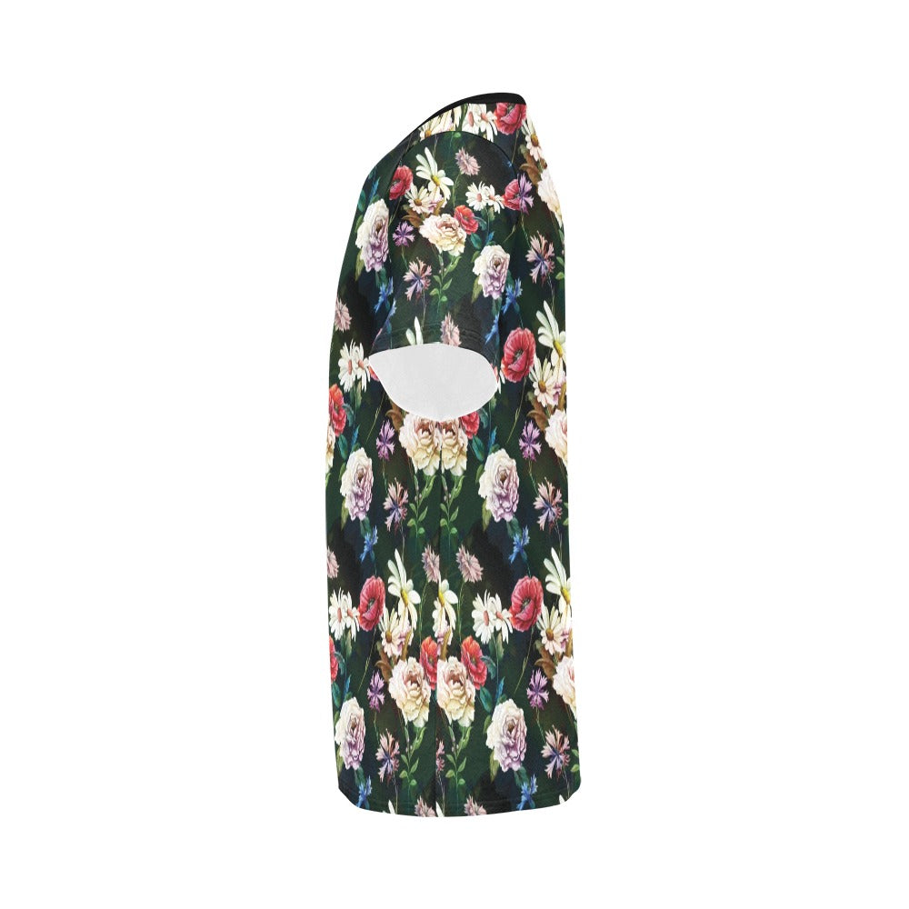 Summer Floral Print Design LKS303 Men's All Over Print T-shirt