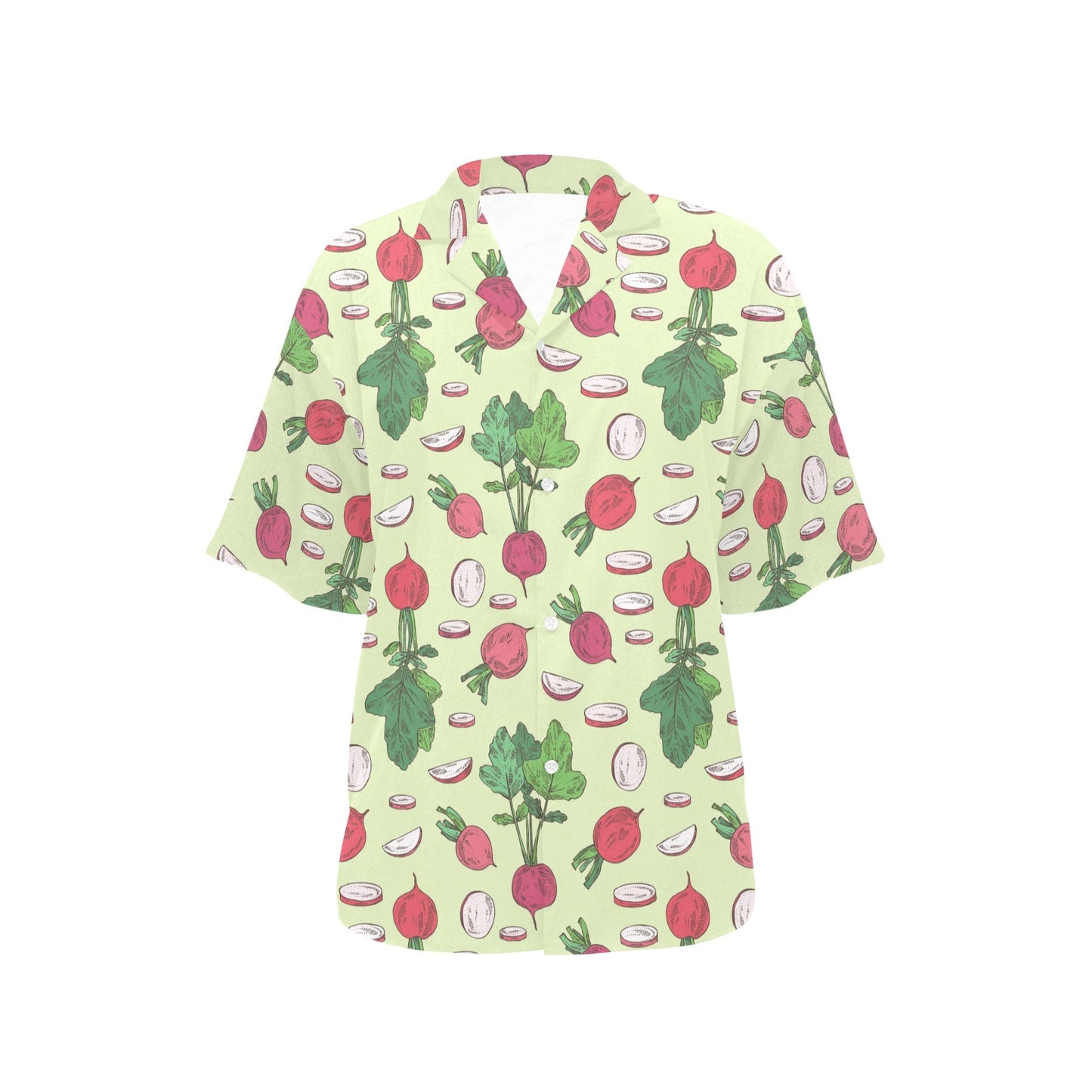 Radish Pattern Print Design A04 Women's Hawaiian Shirt