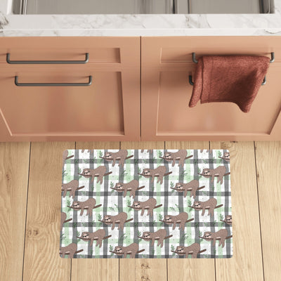 Sloth Print Design LKS301 Kitchen Mat