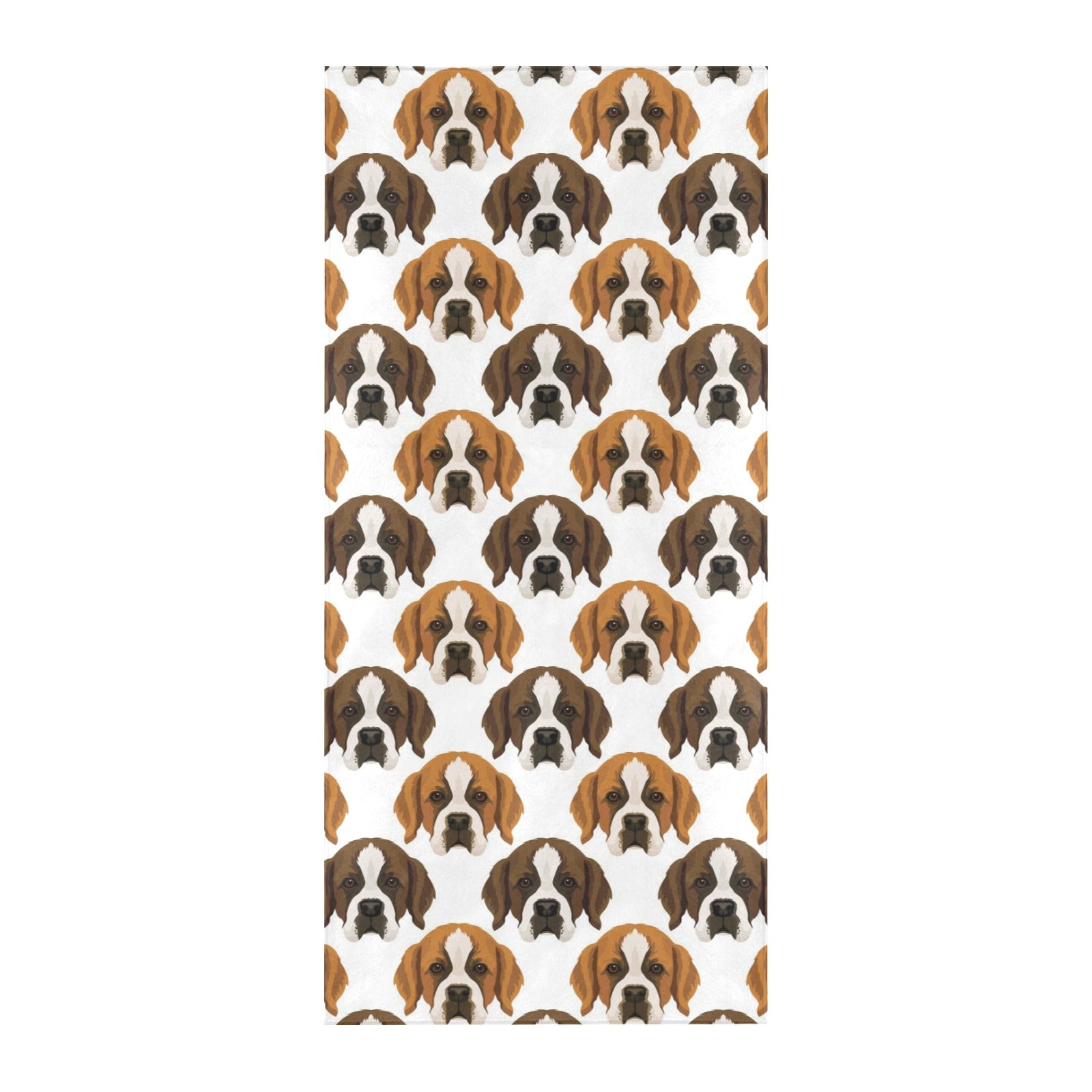 St Bernards Print Design LKS301 Beach Towel 32" x 71"