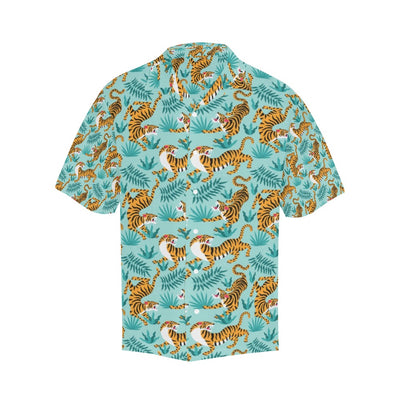 Tiger Print Design LKS304 Men's Hawaiian Shirt