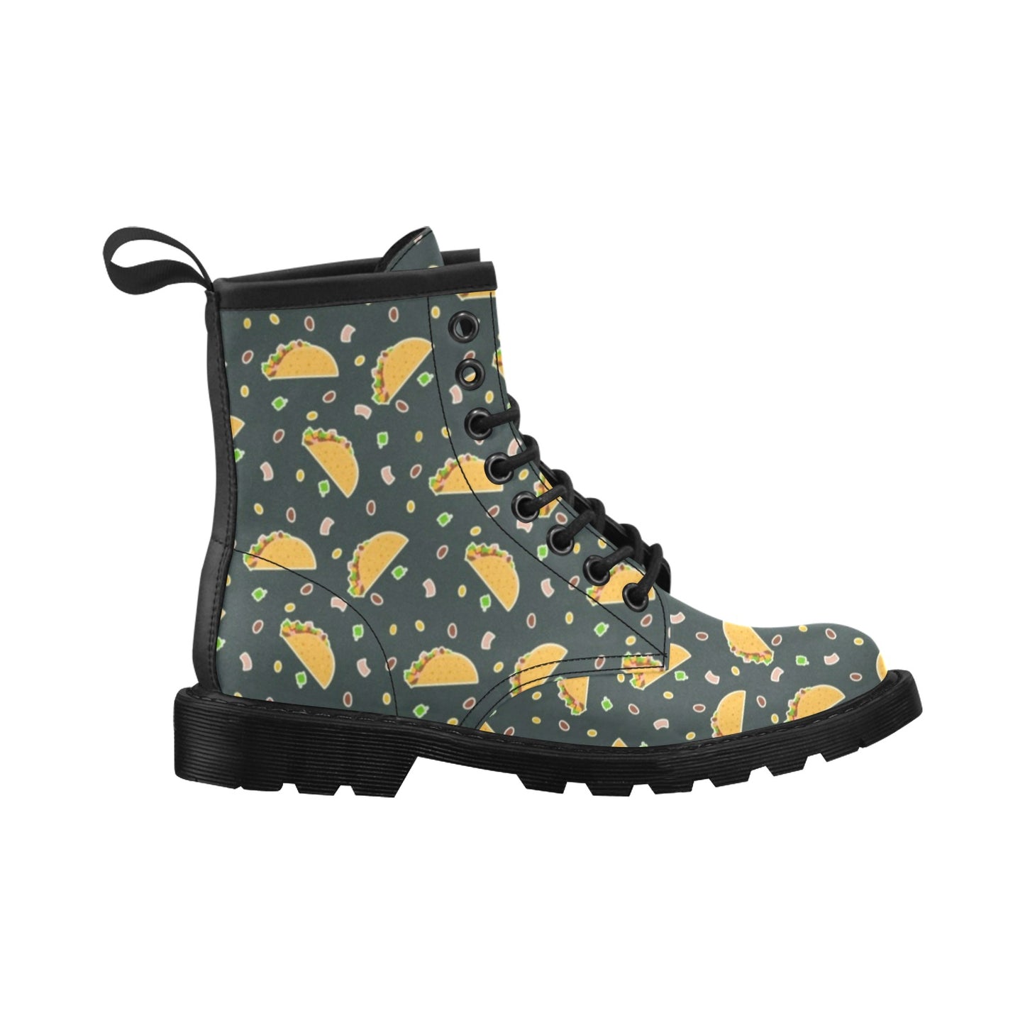 Taco Pattern Print Design TC02 Women's Boots