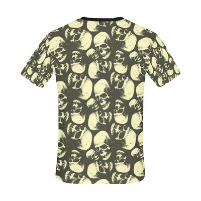 Skull Print Design LKS302 Men's All Over Print T-shirt