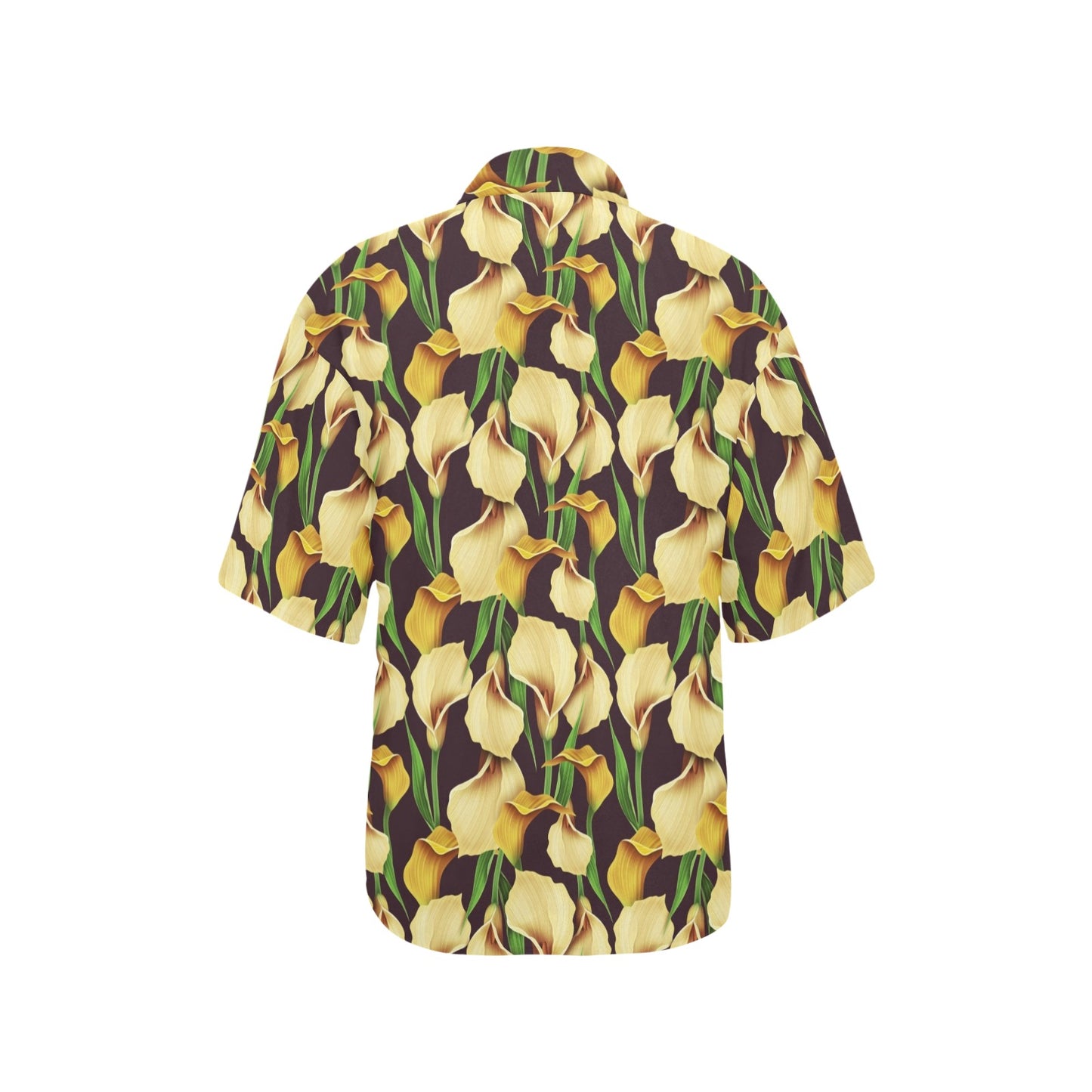Lily Pattern Print Design LY013 Women's Hawaiian Shirt
