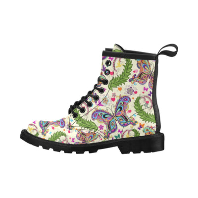 Butterfly Colorful Indian Style Women's Boots