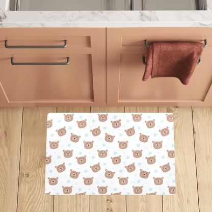 Bear Pattern Print Design BE02 Kitchen Mat