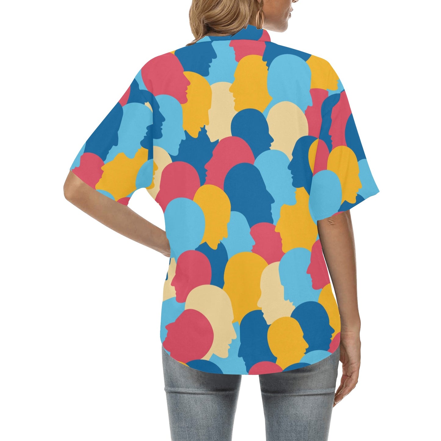 Psychology Pattern Print Design A02 Women's Hawaiian Shirt