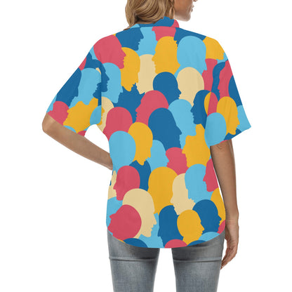 Psychology Pattern Print Design A02 Women's Hawaiian Shirt