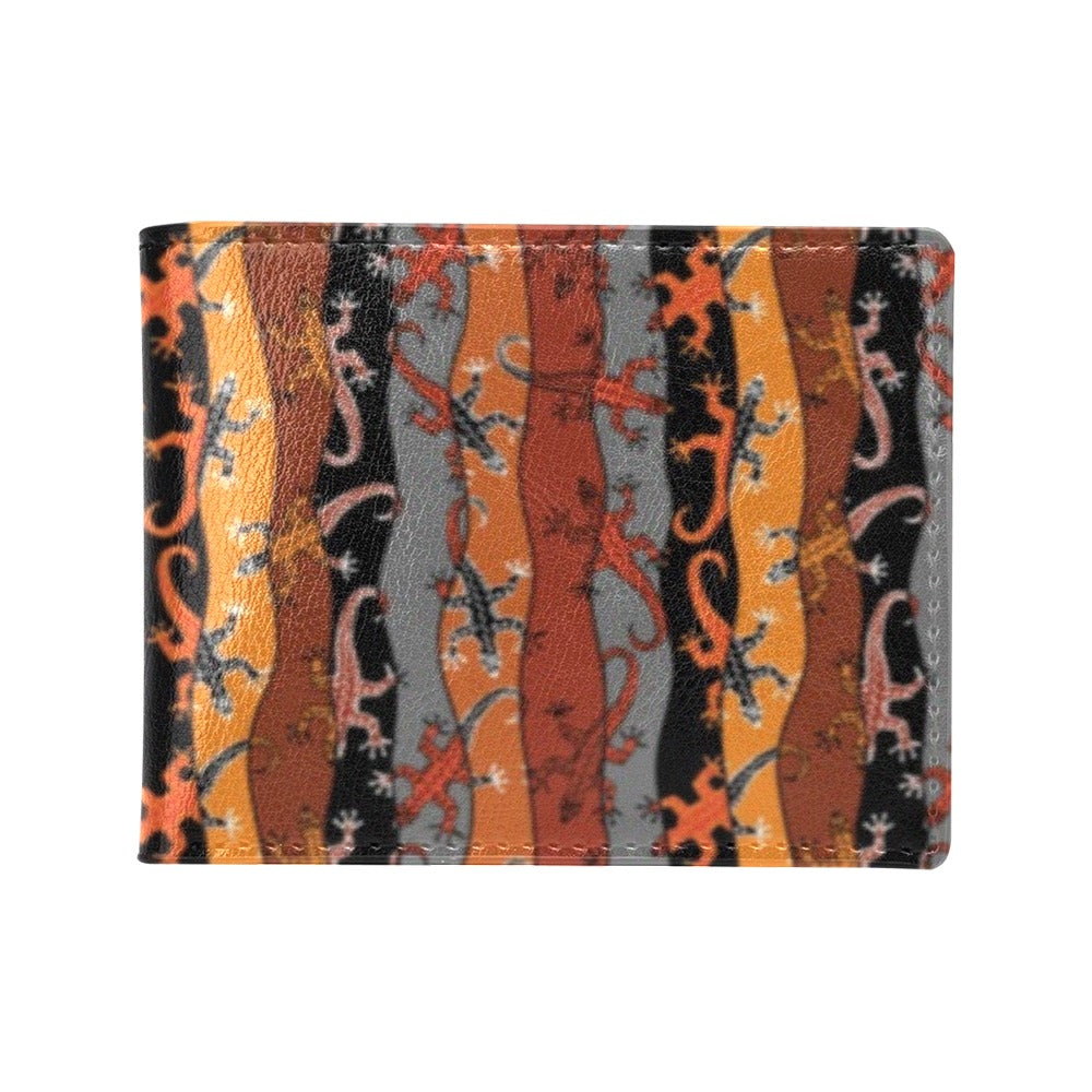 lizard Print Design LKS403 Men's ID Card Wallet
