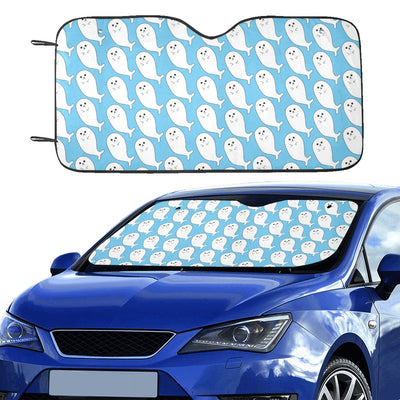 Sea Lion Print Design LKS402 Car front Windshield Sun Shade