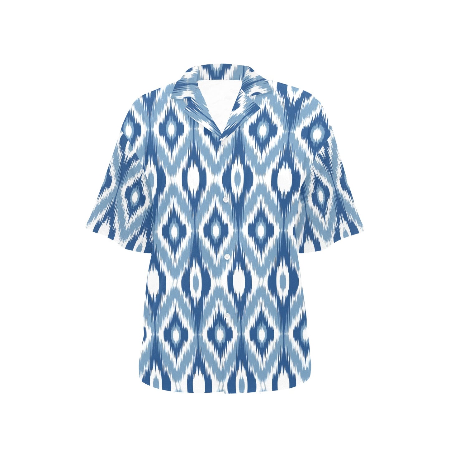 Ikat Pattern Print Design 03 Women's Hawaiian Shirt