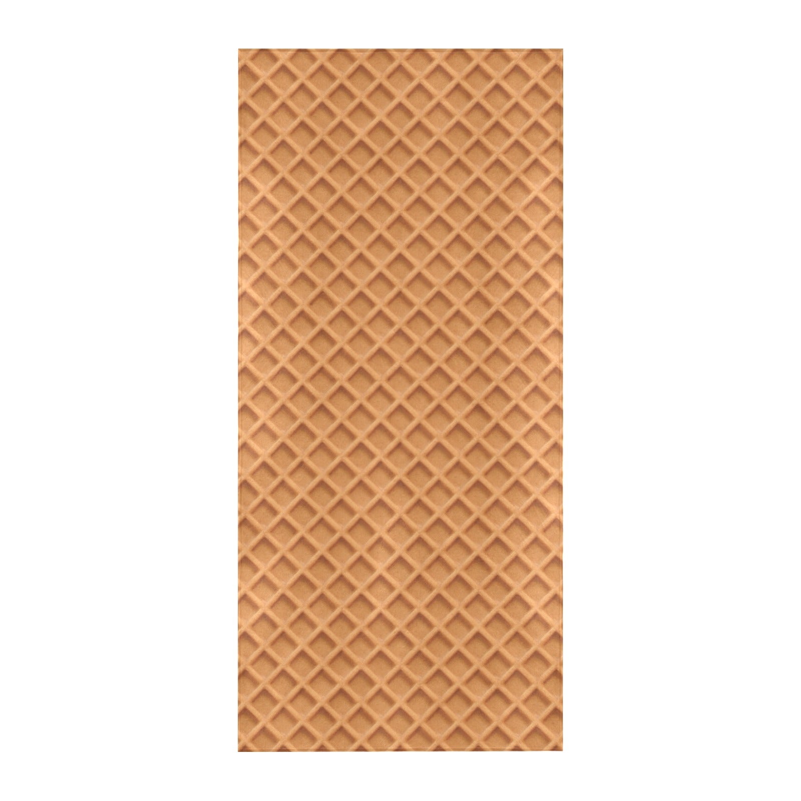 Waffle Texture Print Design LKS301 Beach Towel 32" x 71"