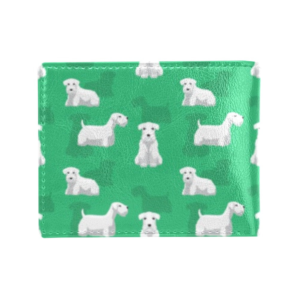 Sealyham Terriers Print Design LKS301 Men's ID Card Wallet