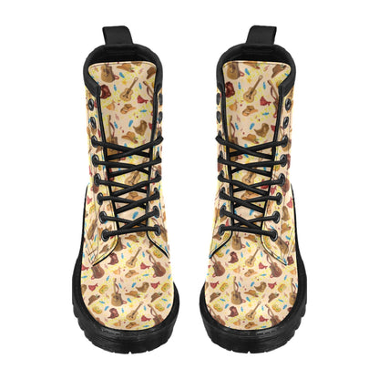 Western Lifestyle Print Design LKS303 Women's Boots