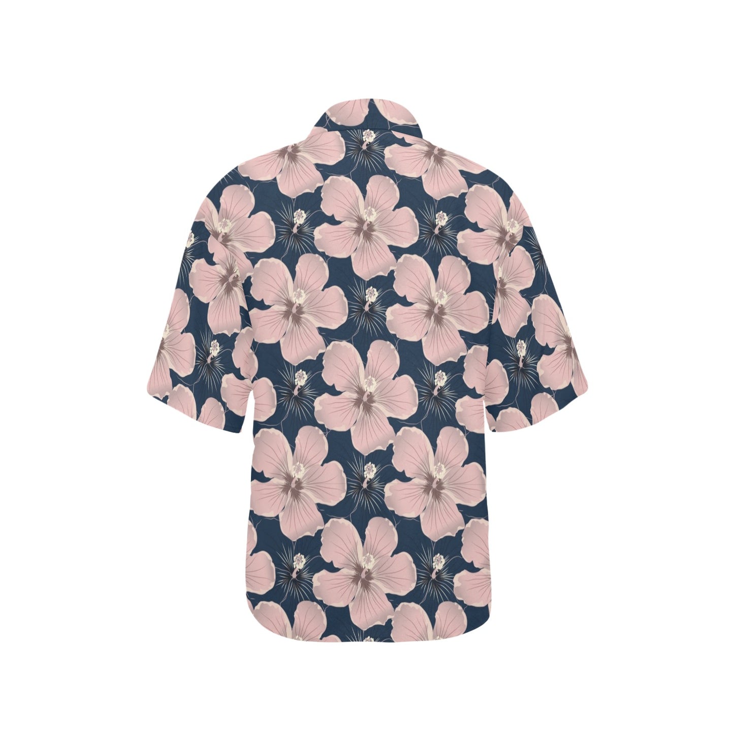 Plumeria Pattern Print Design PM018 Women's Hawaiian Shirt
