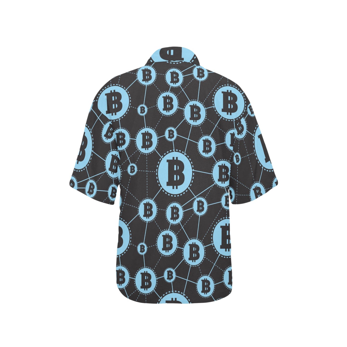 Cryptocurrency Pattern Print Design 02 Women's Hawaiian Shirt