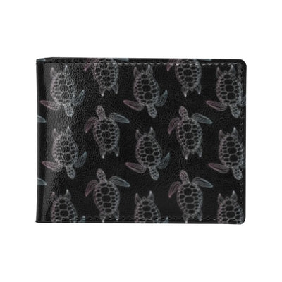 Sea Turtle Print Design LKS3012 Men's ID Card Wallet