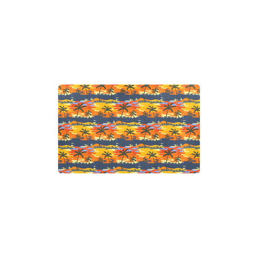 Palm Tree Pattern Print Design PT010 Kitchen Mat