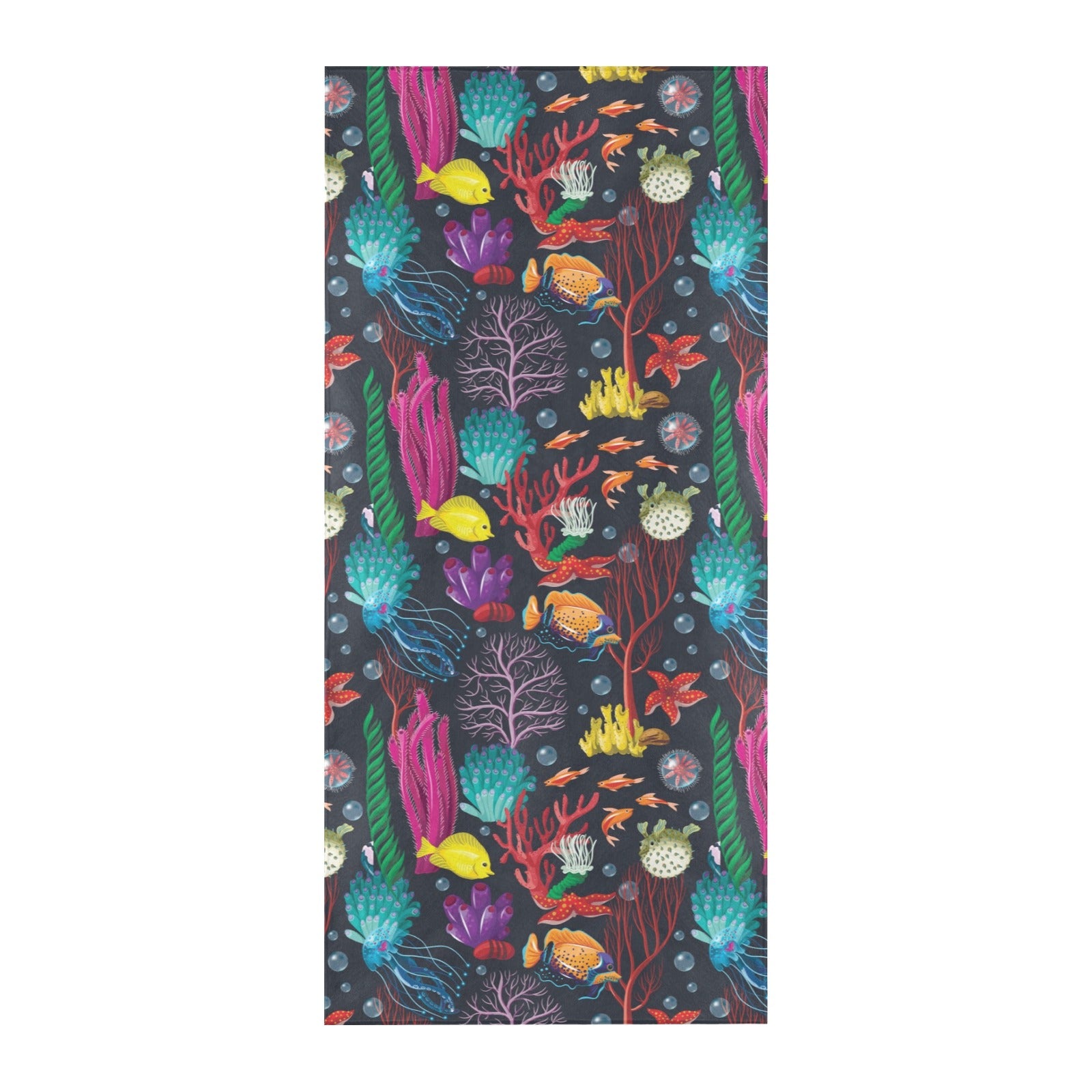 Underwater Cute Print Design LKS303 Beach Towel 32" x 71"