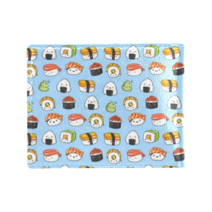 Sushi Cartoon Design Men's ID Card Wallet