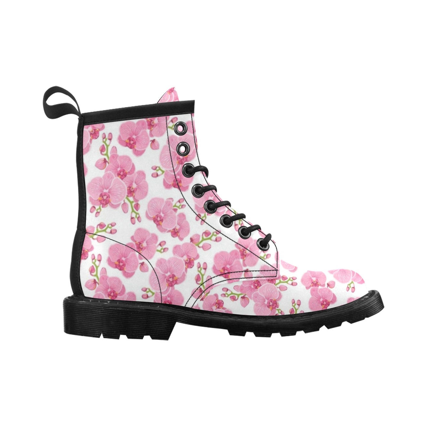 Orchid Pink Pattern Print Design OR07 Women's Boots