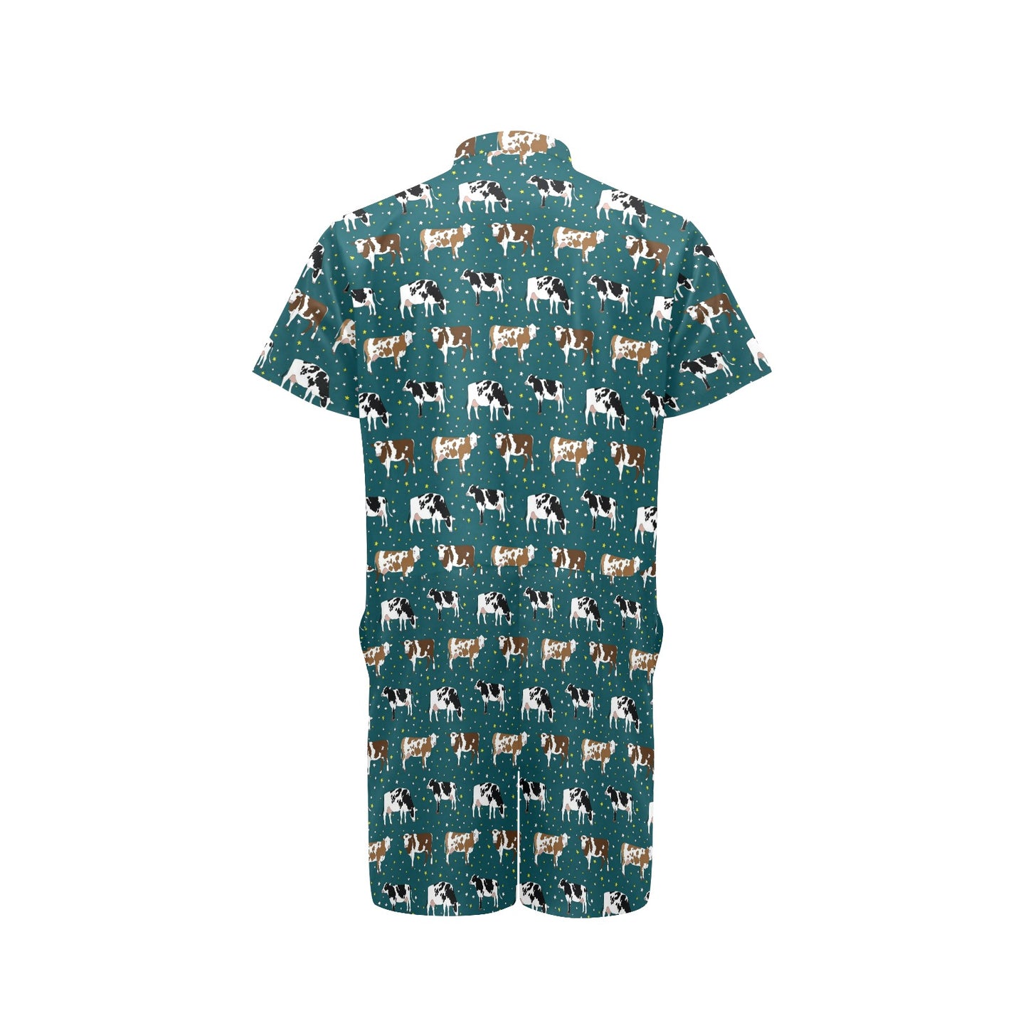 Cattle Print Design LKS404 Men's Romper