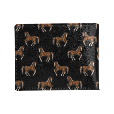 Horse Print Design LKS3010 Men's ID Card Wallet