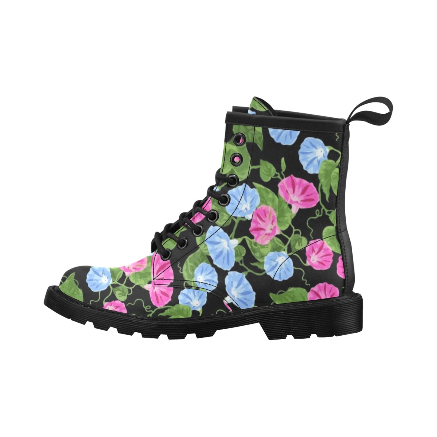 Morning Glory Pattern Print Design MG04 Women's Boots