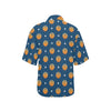 Basketball Star Print Pattern Women's Hawaiian Shirt