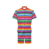 Mexican Blanket Colorful Print Pattern Men's Romper