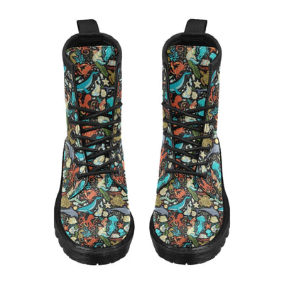 Underwater Animal Print Design LKS301 Women's Boots