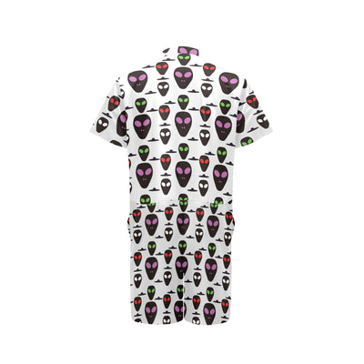 Alien Pattern Print Design 06 Men's Romper