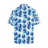 Tie Dye Blue Print Design LKS305 Men's Hawaiian Shirt