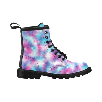 Tie Dye Blue Pink Women's Boots