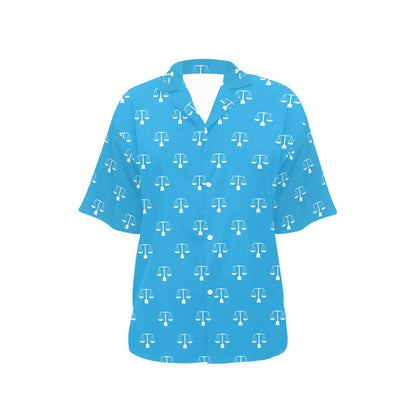 Libra Pattern Print Design 02 Women's Hawaiian Shirt