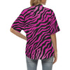 Pink Zebra Women's Hawaiian Shirt